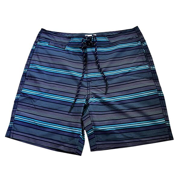 Surfside Supply M Swim Trunks Board Shorts Swimming Surf Beach Mens Striped NEW - Picture 1 of 7